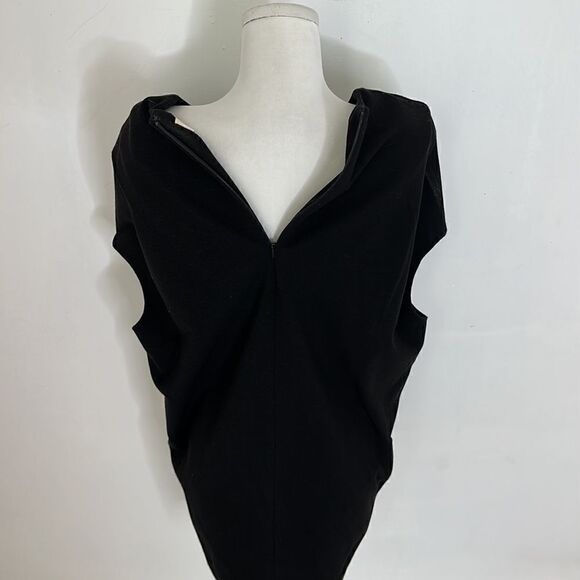 Lela Rose Black Cocoon Blouse Size 4 - Picture 4 of 6